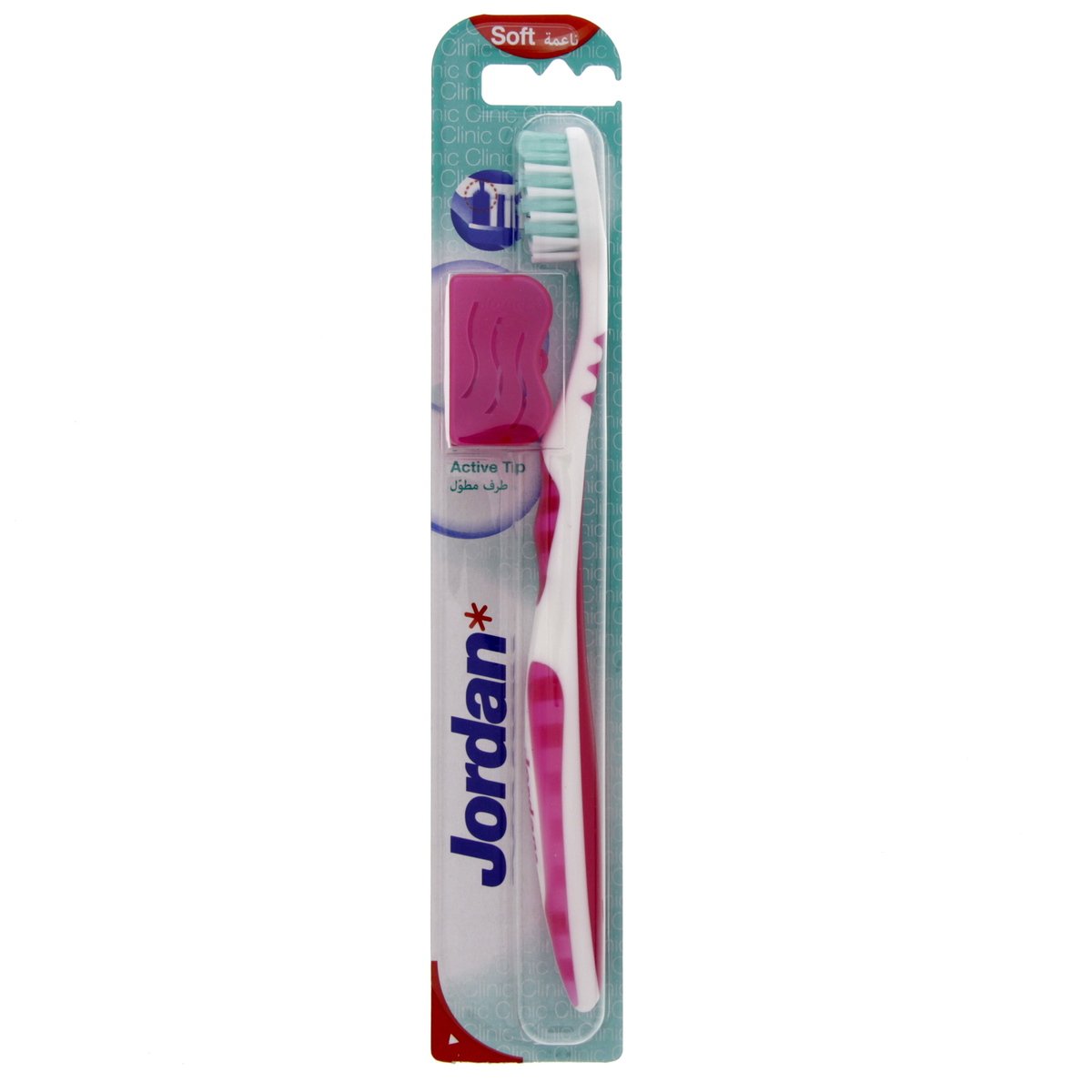 Jordan Toothbrush Clinic Soft Assorted Colours 1 pc