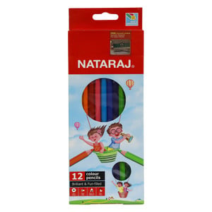 Nataraj 12 Colour Pencils