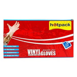 Hotpack Disposable Vinyl Gloves 100pcs