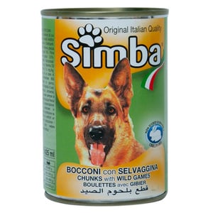 Simba Dog Food Chunks With Wild Games 400 g