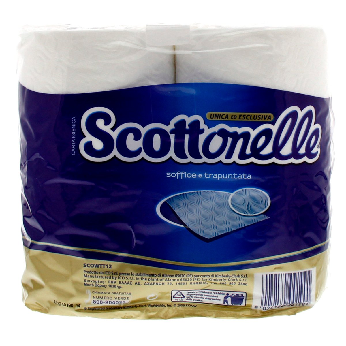 Scottonele Toilet Tissue Rolls 12pcs