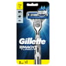 Gillette Mach3 Turbo Razor Handle + Razor Blade Refills 2 pcs