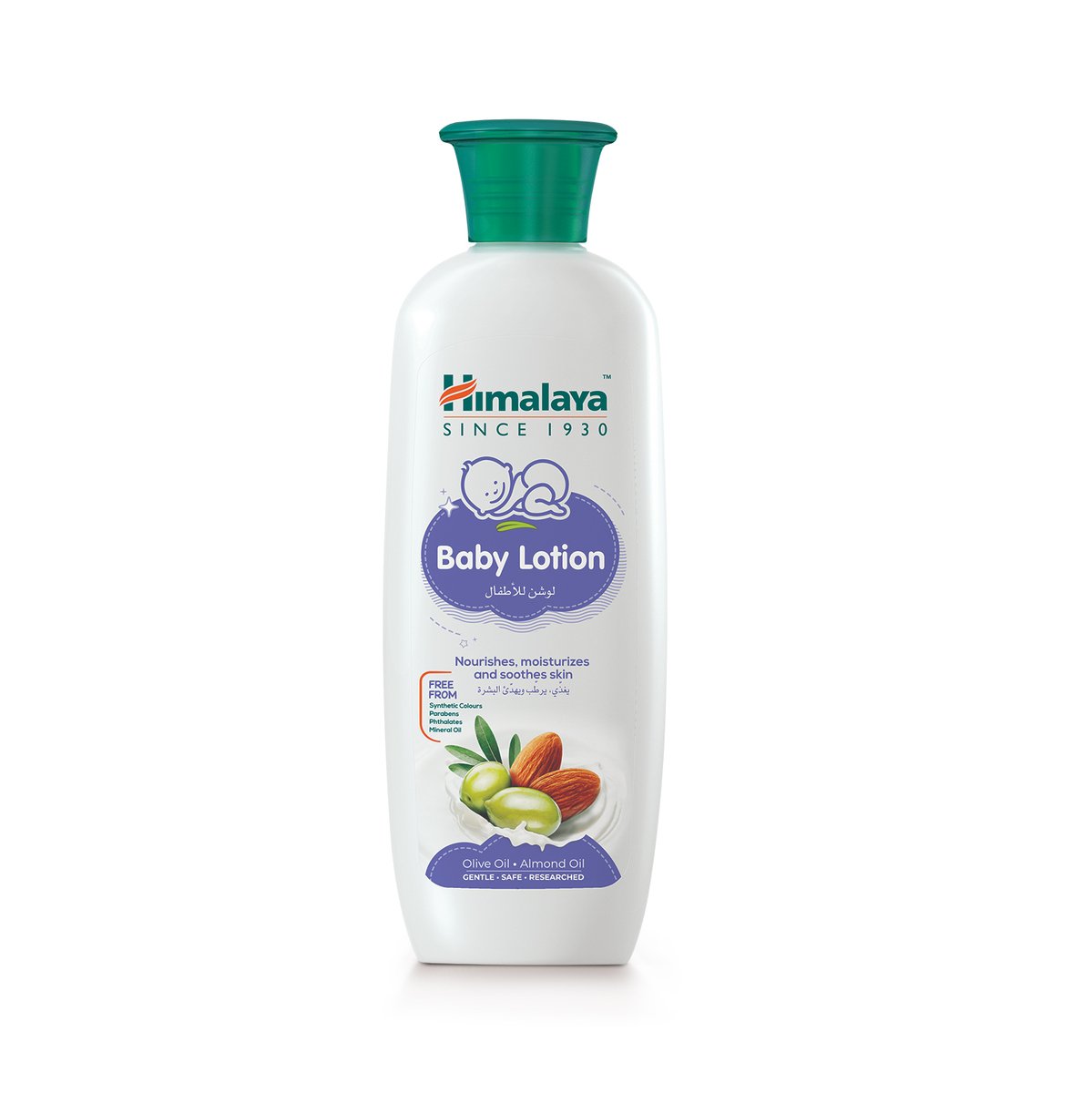 Buy Himalaya Baby Lotion Olive Oil & Almond Oil 400 ml Online at Best Price | Baby Lotions | Lulu Kuwait in Saudi Arabia
