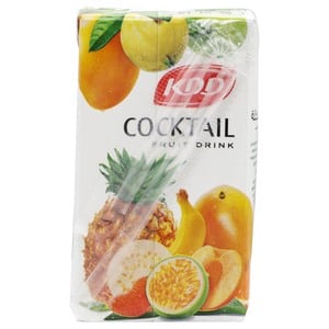 Buy KDD Cocktail Fruit Drink 40 x 125 ml Online at Best Price | Fruit Juice Tetra | Lulu Kuwait in Kuwait