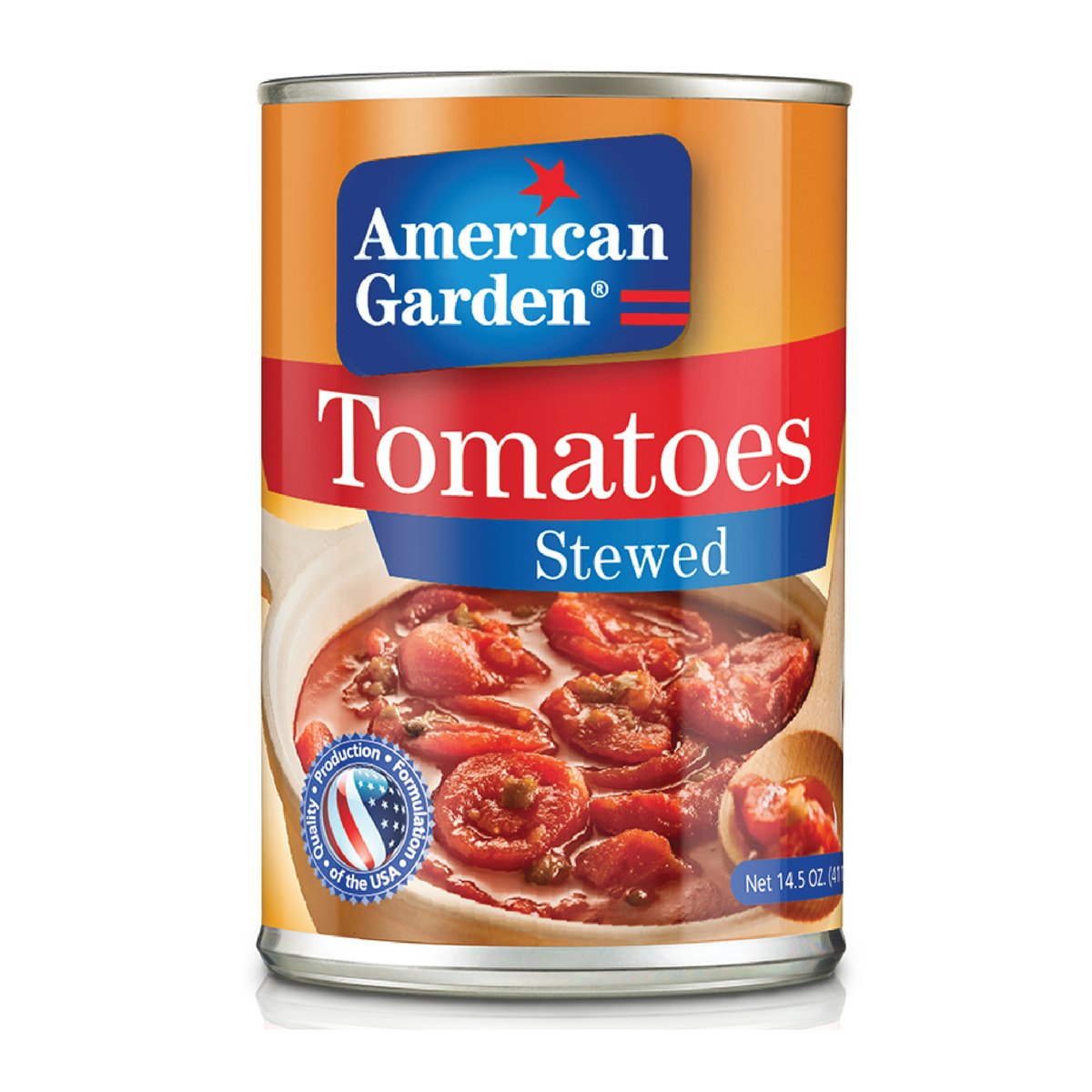 American Garden Stewed Tomatoes, Gluten Free, 411 g
