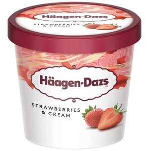 Haagen-Dazs Ice Cream Strawberries & Cream 100ml