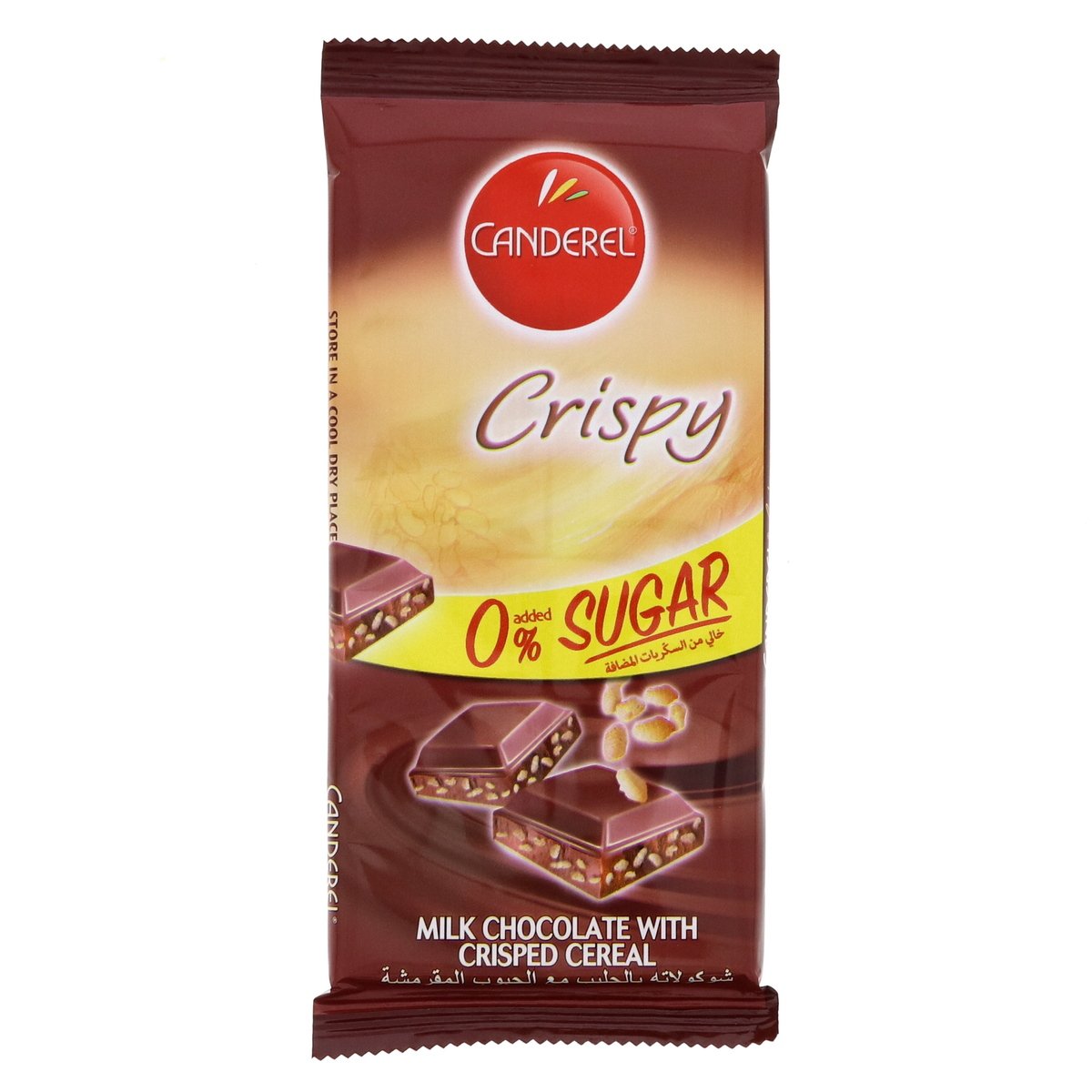 Canderel Milk Chocolate With Crispy Cereals With Sweeteners 85 g