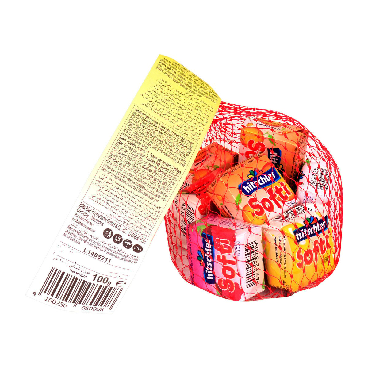 Hitschler Softi Chewy Candy Cubes 100 g
