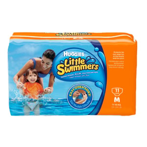 Huggies Little Swimmer, Swim Pants Diaper, Size Medium, 11 pcs