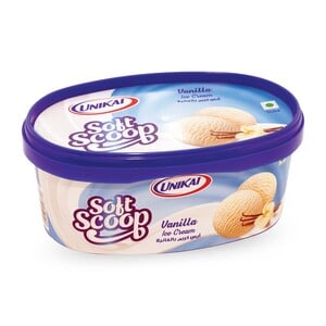 Unikai Soft Scoop Ice Cream Vanilla 1Litre