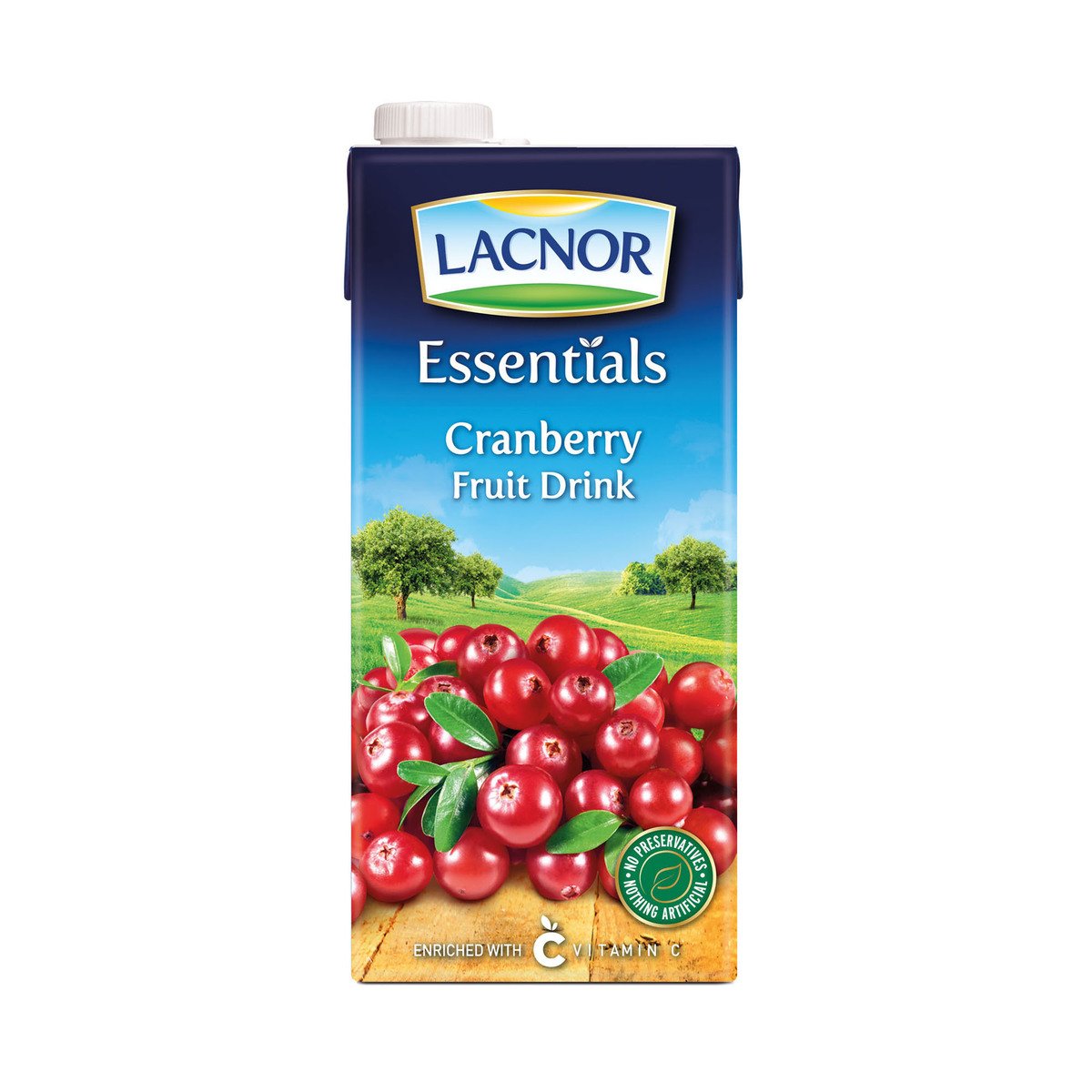 Lacnor Essentials Cranberry Fruit Drink 1 Litre