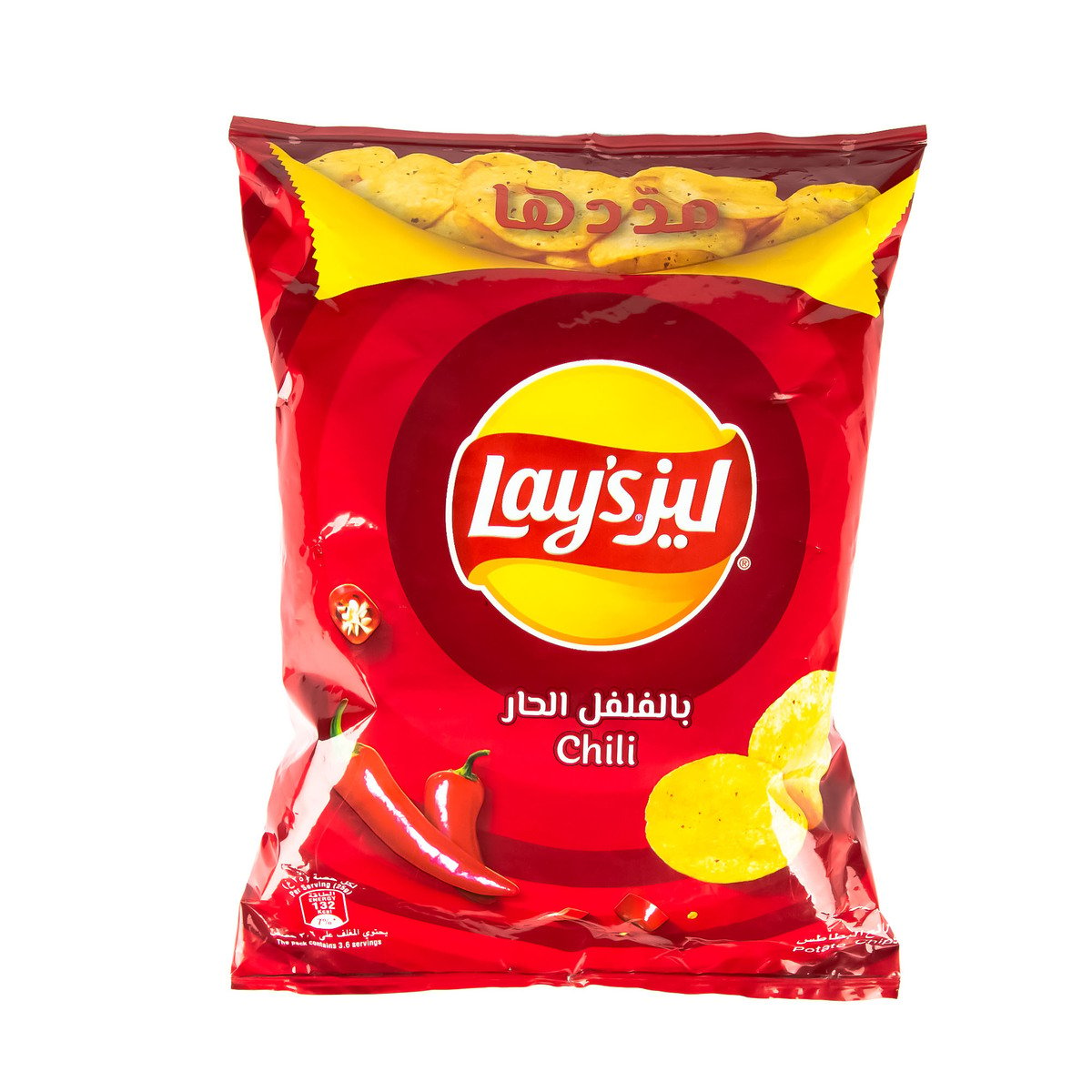 اشتري قم بشراء ليز رقائق بطاطس بنكهة الفلفل الحار 12 × 21 جم Online at Best Price من الموقع - من لولو هايبر ماركت Potato Bags في السعودية