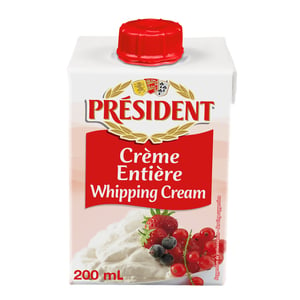 President Whipping Cream 200 ml