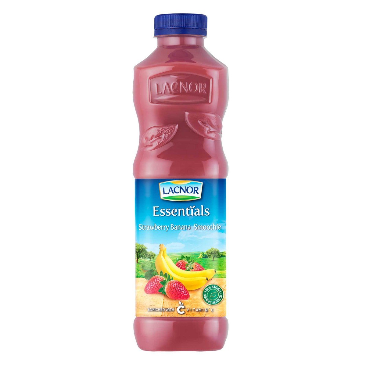 Lacnor Strawberry Banana Smoothie 1 Litre