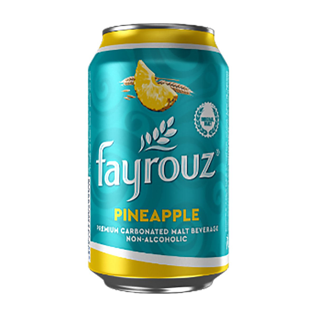 Buy Fayrouz Malt Beverage Pineapple Can 330ml Online at Best Price | Non Alcoholic Beer | Lulu Egypt in Egypt