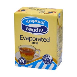 Saudia Evaporated Milk 200ml