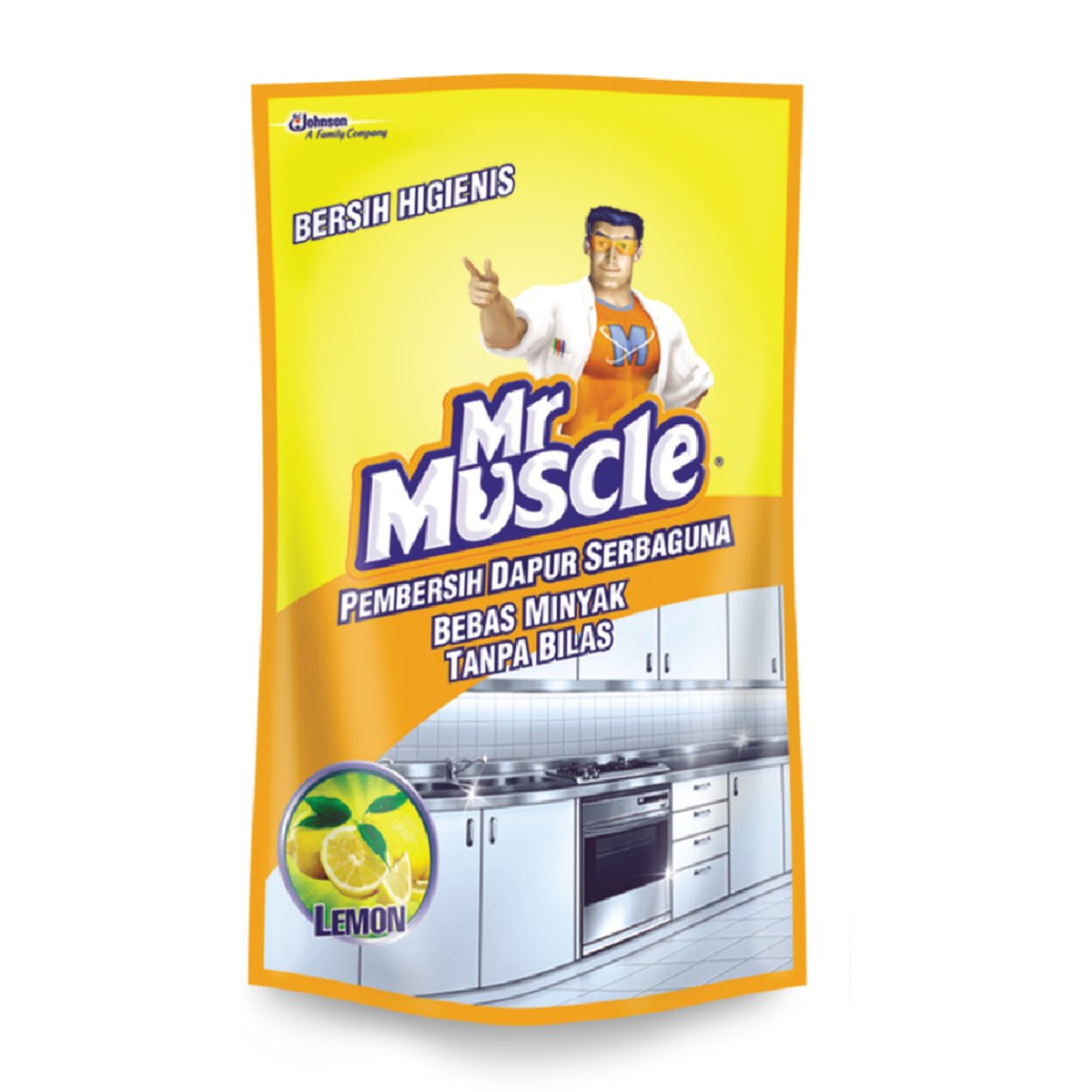 Mr Muscle Kitchen Lemon Pouch 800ml