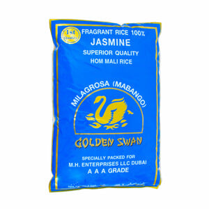 Buy Golden Swan Milagrosa Jasmine Fragrant Rice 2 kg Online at Best Price | Jasmine Rice | Lulu UAE in UAE