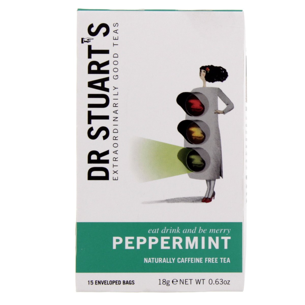 Dr Stuart's Peppermint Naturally Caffeine Free Tea 15's