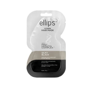 Ellips Hair Mask Keratin Silky Black 18g