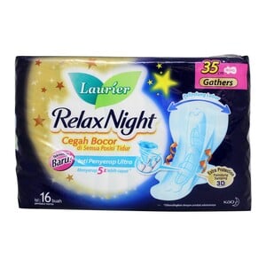 Laurier Relax Night With Gathers 35cm 16pcs