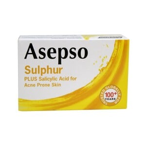 Asepso Bar Soap Sulphur 80g