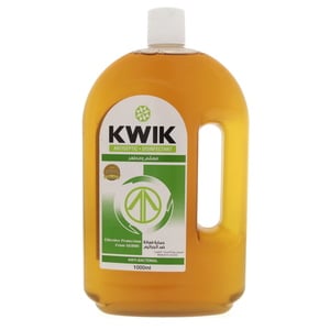 Buy Kwik Antiseptic Disinfectant Anti Bacterial Liquid 1Litre Online at Best Price | Disinfectants | Lulu KSA in UAE