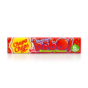 Big Babol Strawberry Soft Bubble Gum 27 g