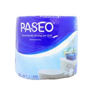Paseo Tissue Toilet Core Embosse Print 1 Roll 220pcs