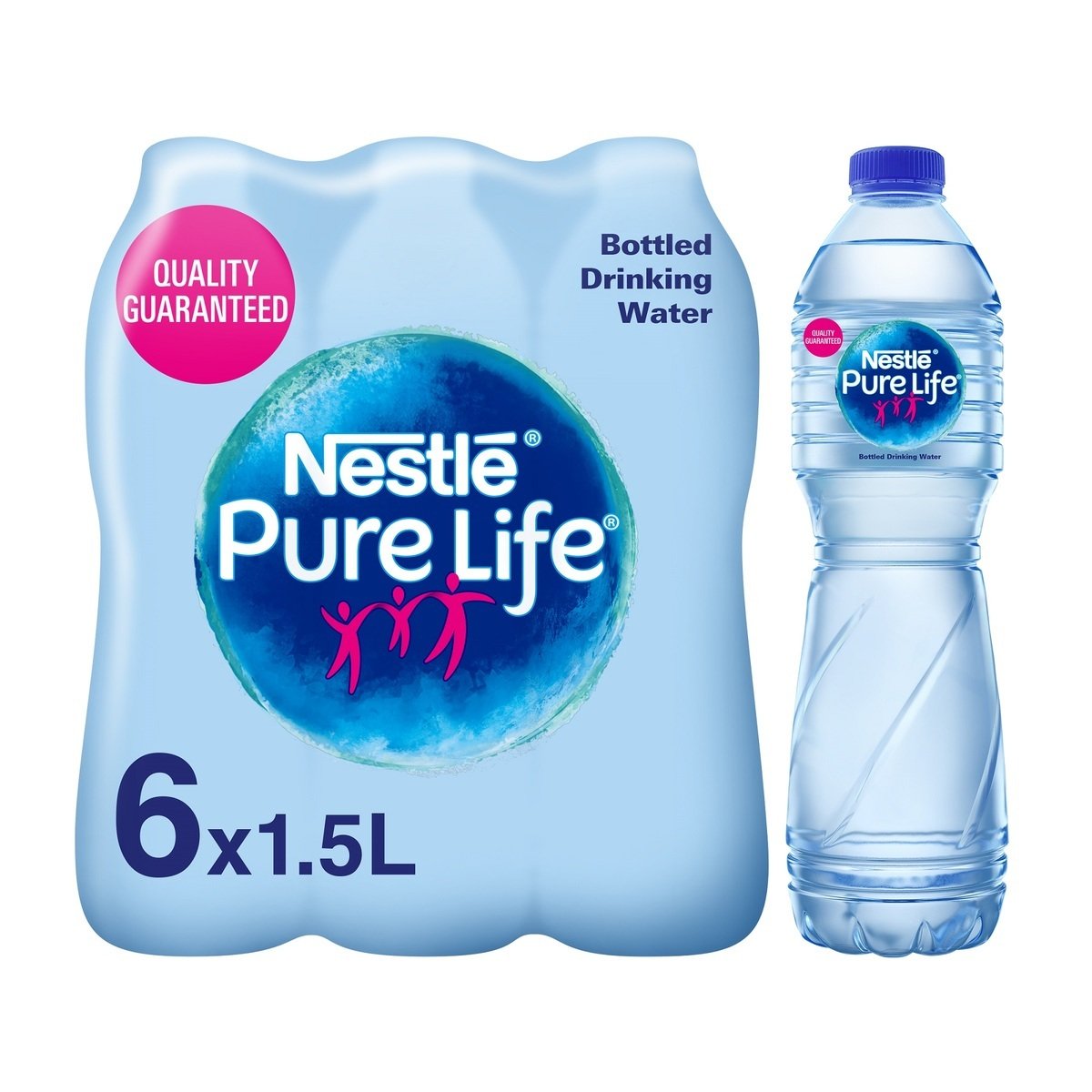 Nestle Pure Life Bottled Drinking Water 6 x 1.5 Litres