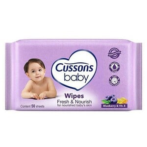 Cussons Baby Wipes Fresh & Nourish 50s