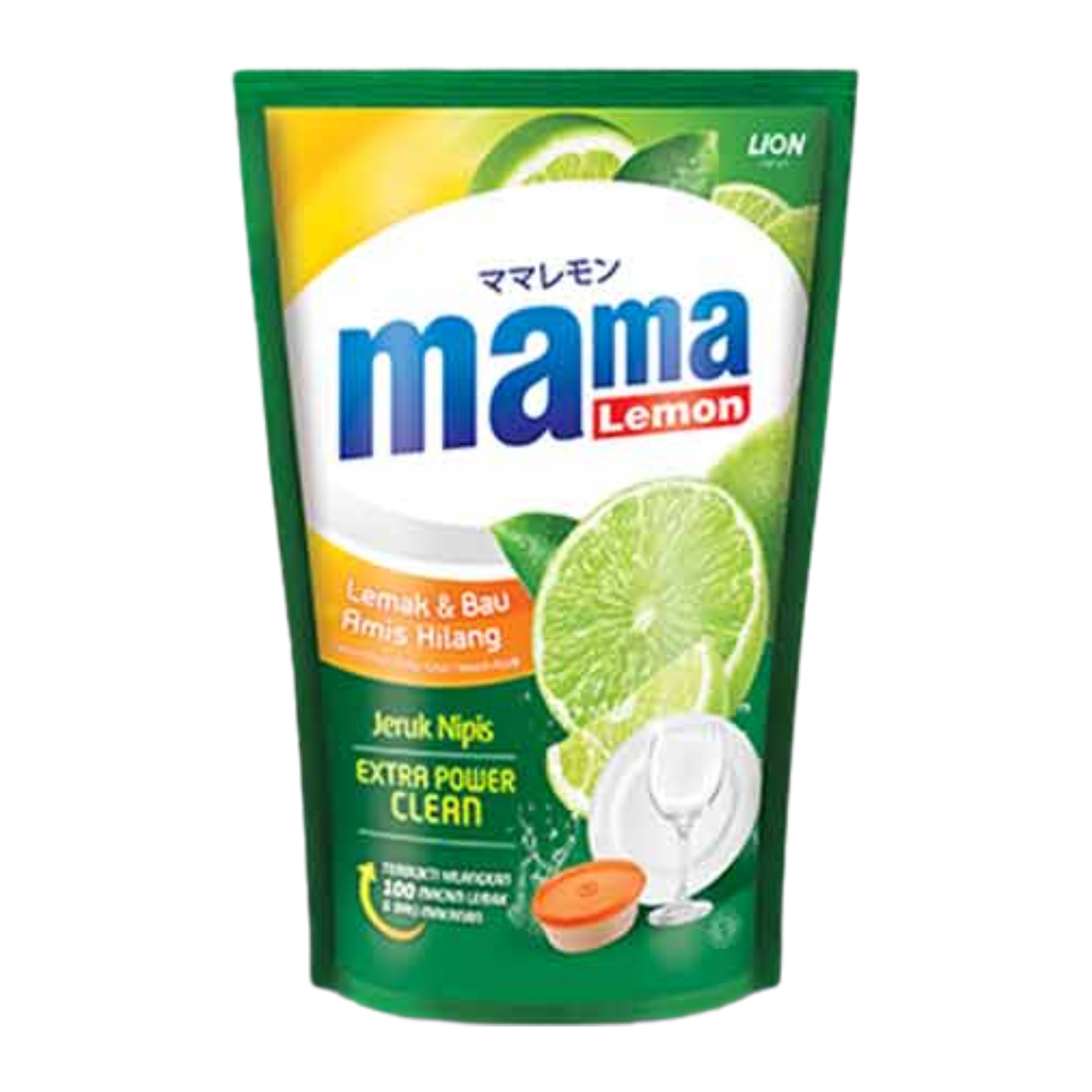 Mama Lemon Dish Wash Jeruk Nipis Pouch 680ml