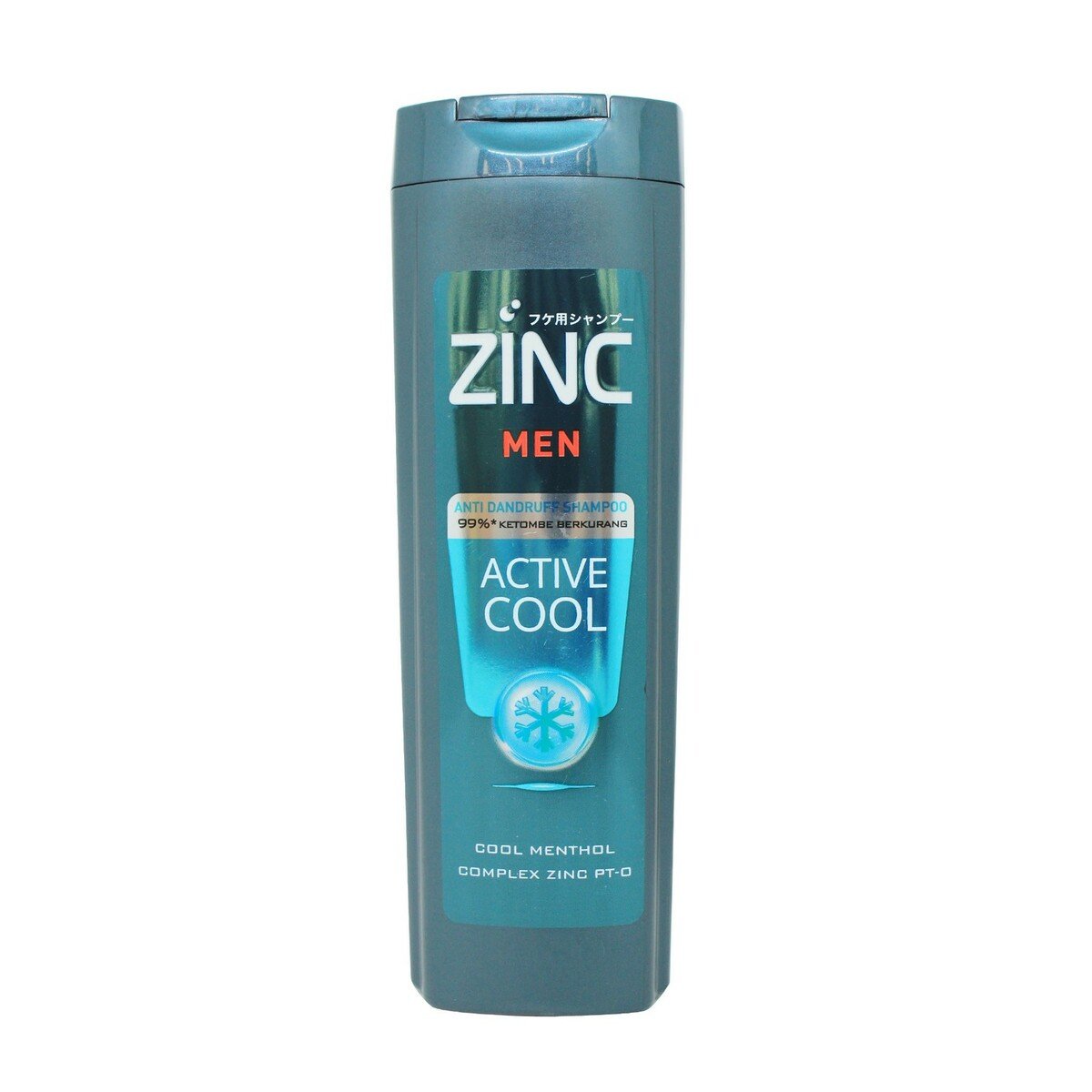 Zinc Shampoo Men Active Cool Botol 340ml