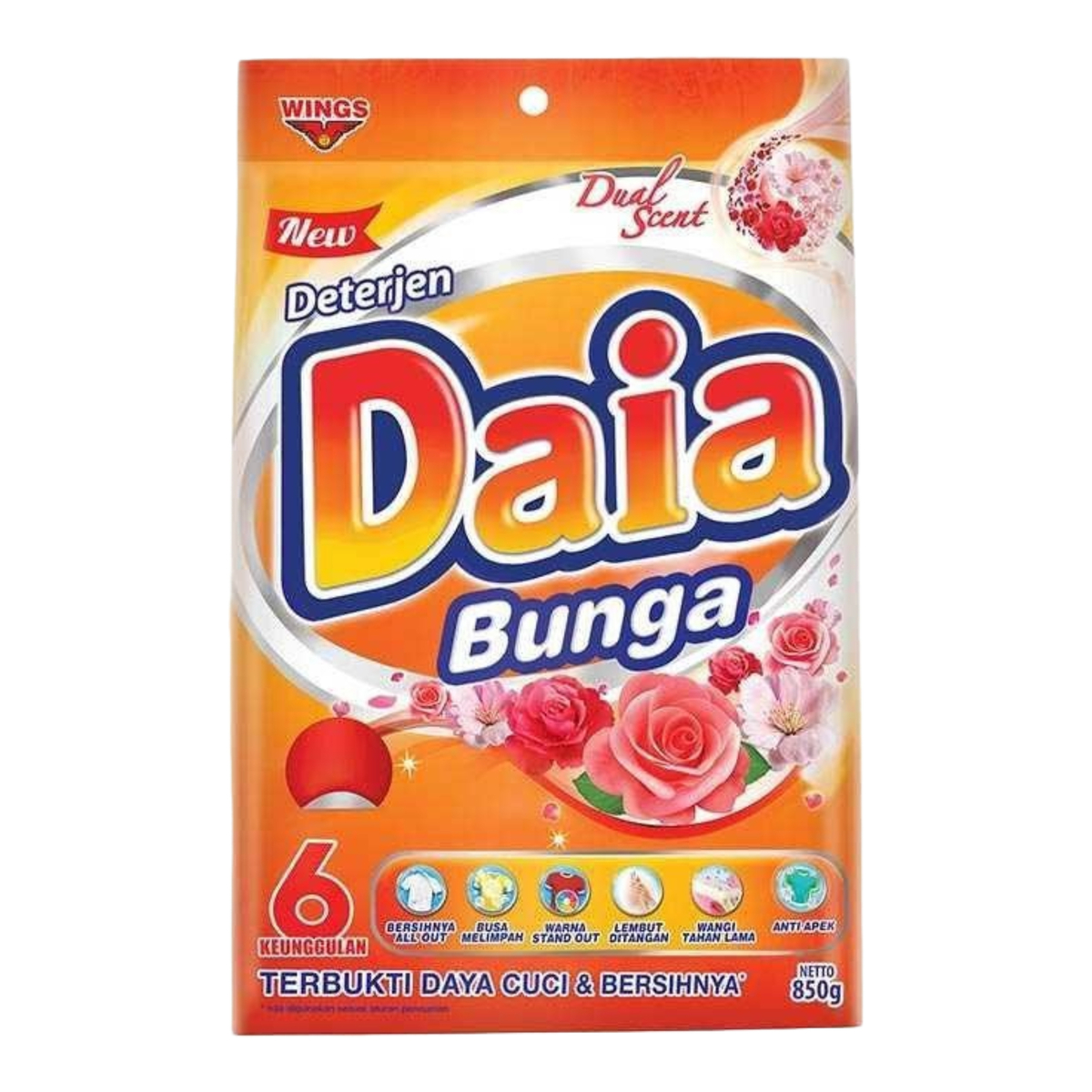 Daia Powder Bunga Bag 850g