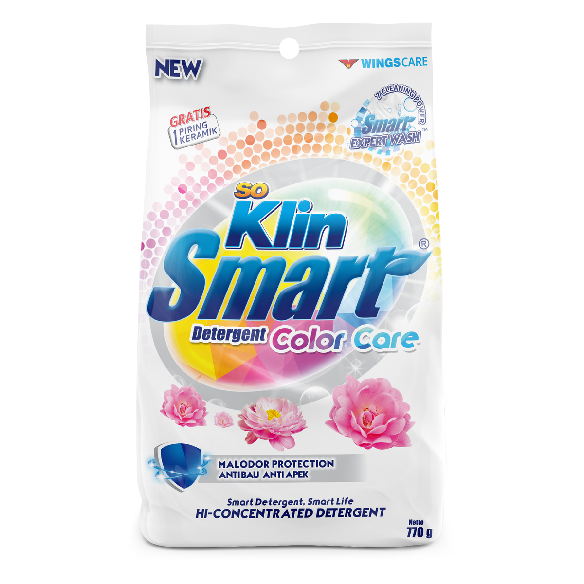 Soklin Smart Powder Detergent Color Pouch 725G