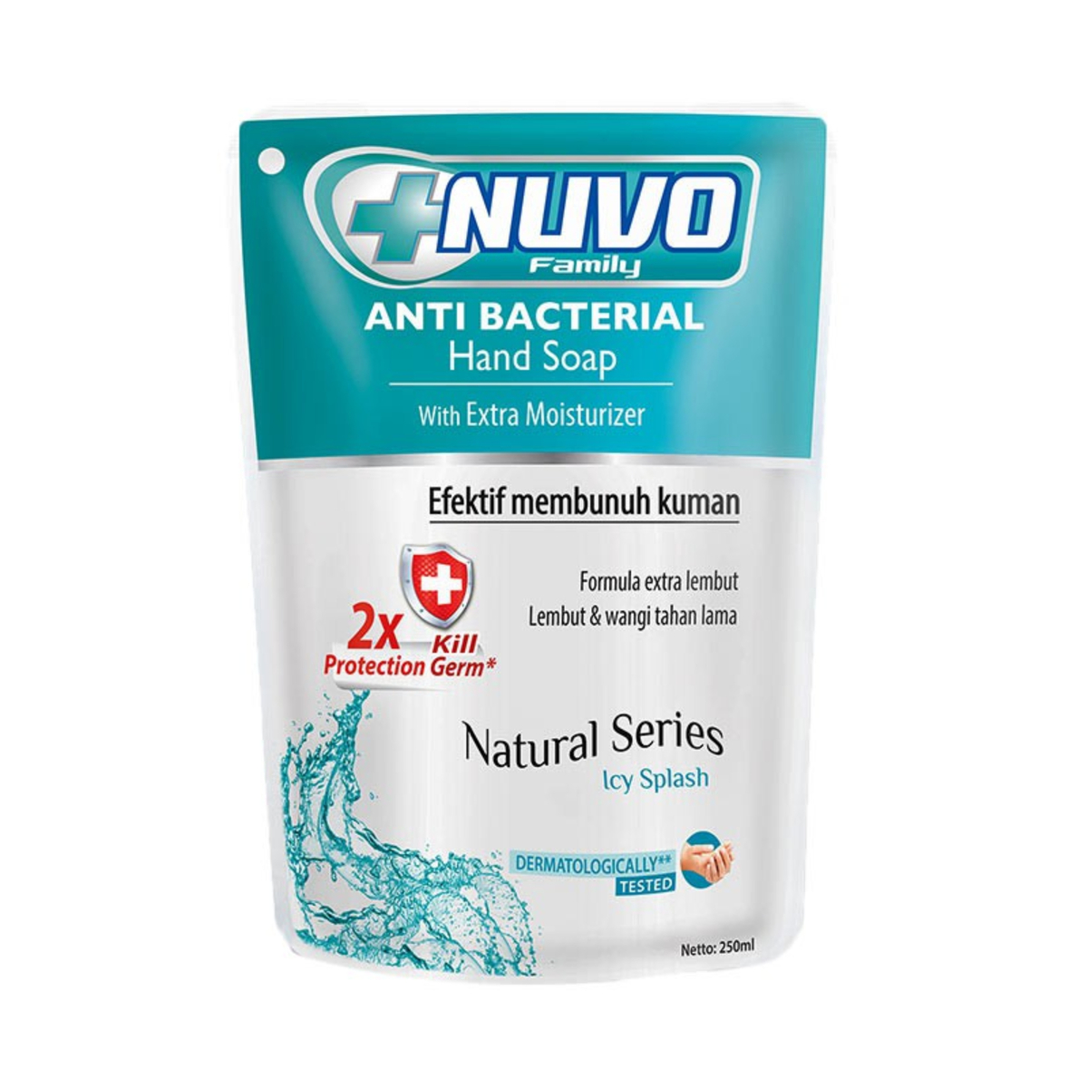 Nuvo Hand Soap Ice Splash Refill 250ml