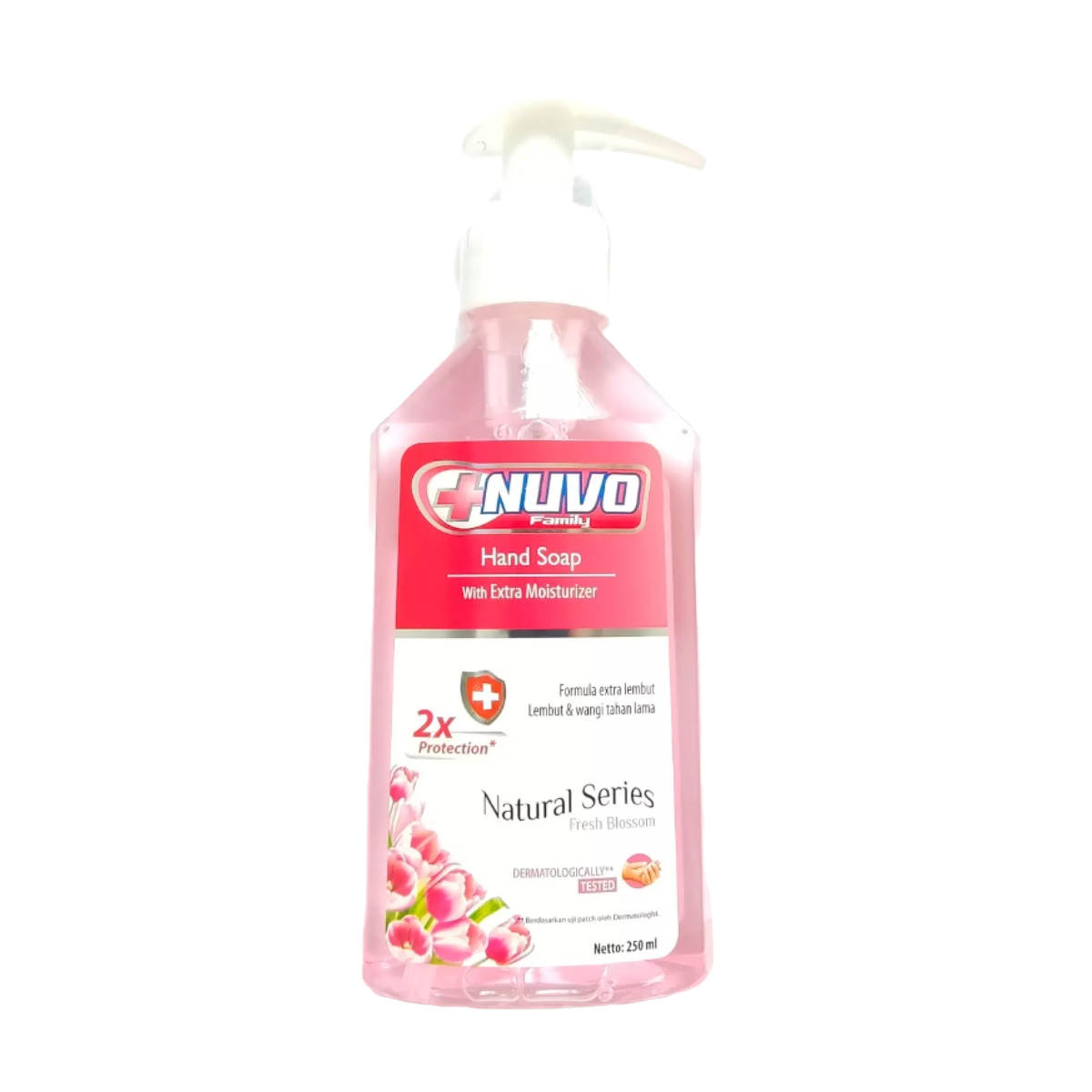 Nuvo Hand Soap Merah Bottle 250ml