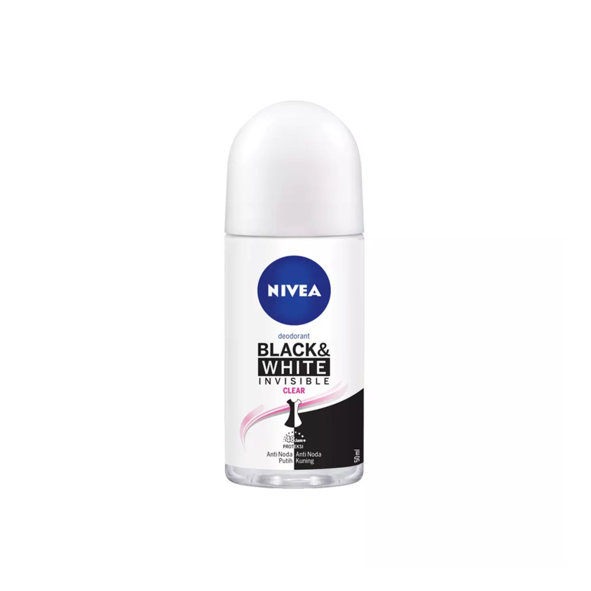 Nivea Deodorant Invisible Black & White Roll On Female 50ml