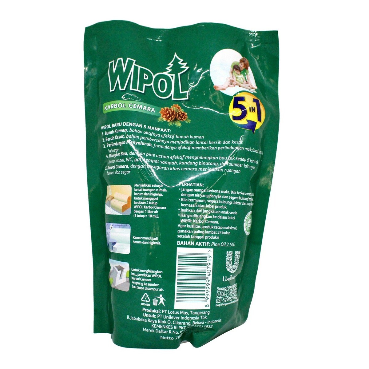 Wipol Classic Pine Pouch 780ml