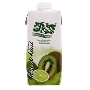Al Rabie Lime And Kiwi Flavour Premium Drink 330ml