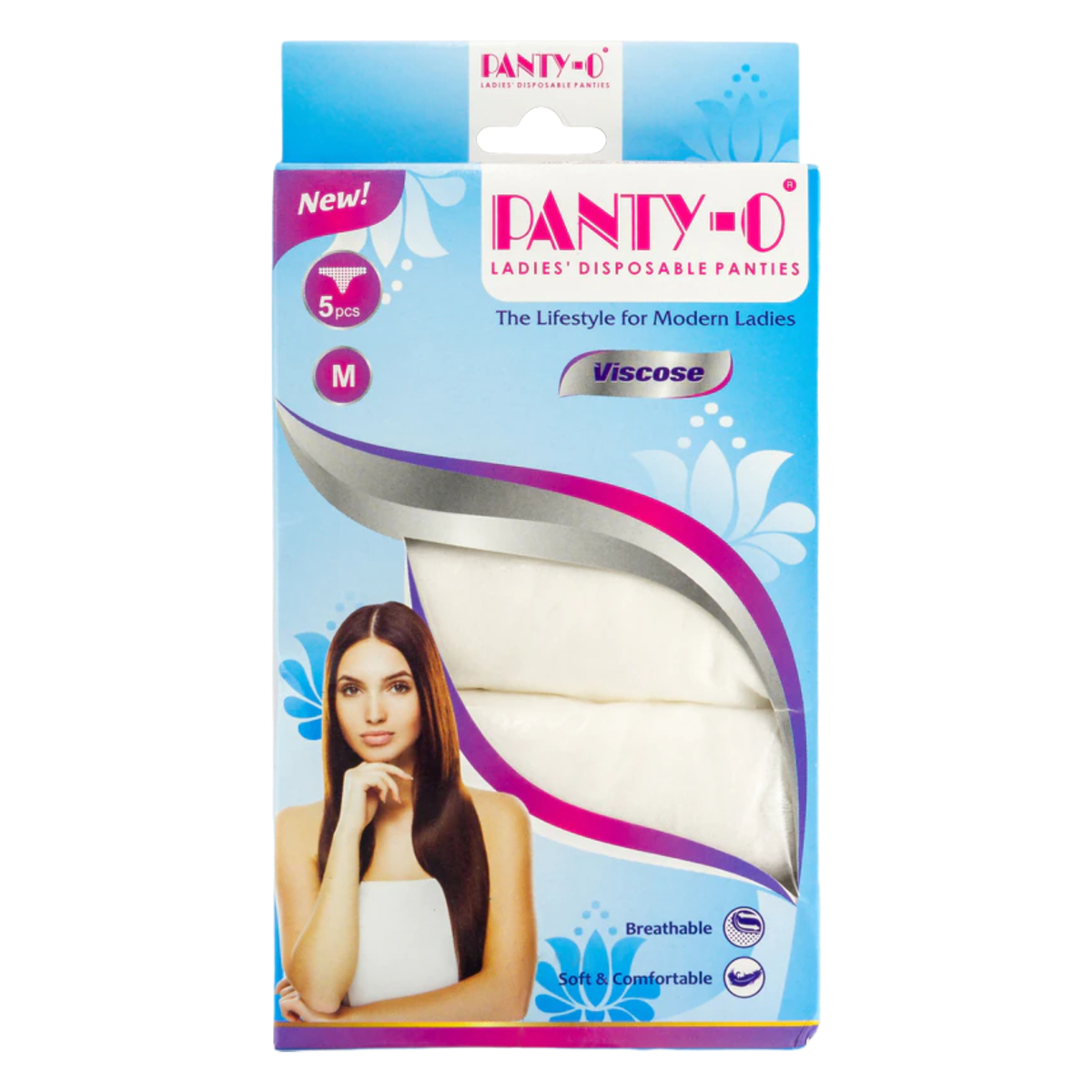 Panty O Ladies Disposable Viscose Size M 5pcs