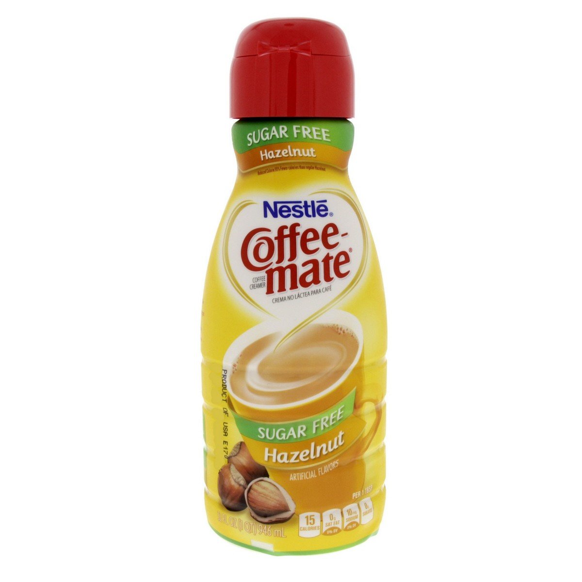 Nestle Sugar Free Hazelnut Coffee Mate 946 ml