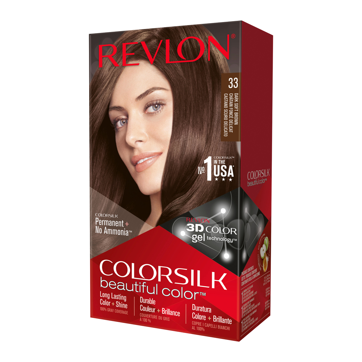 Revlon Hair Color Dark Soft Brown 33/3Wb N