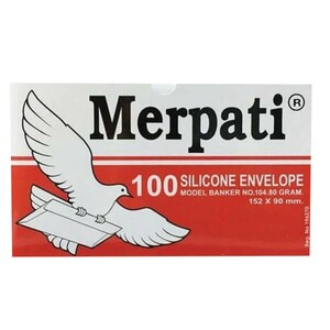 Merpati Amplop 104-80 Silicon 20pcs