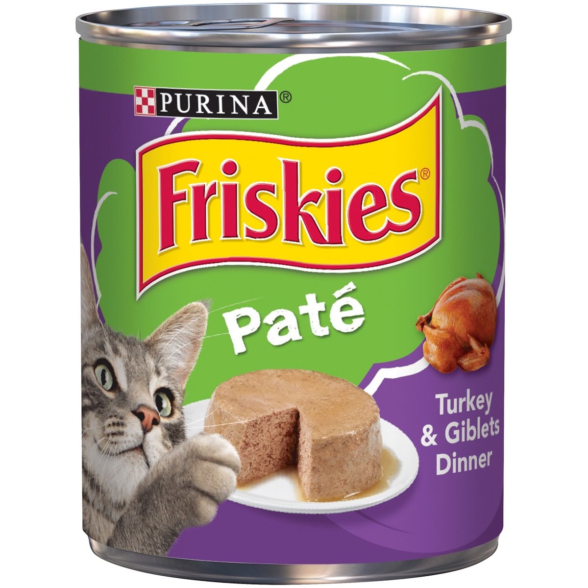 Purina Friskies Pate Turkey & Giblets Wet Can Cat Food 368 g