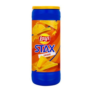 Lays® Stax® Cheddar Potato Chips, 156g