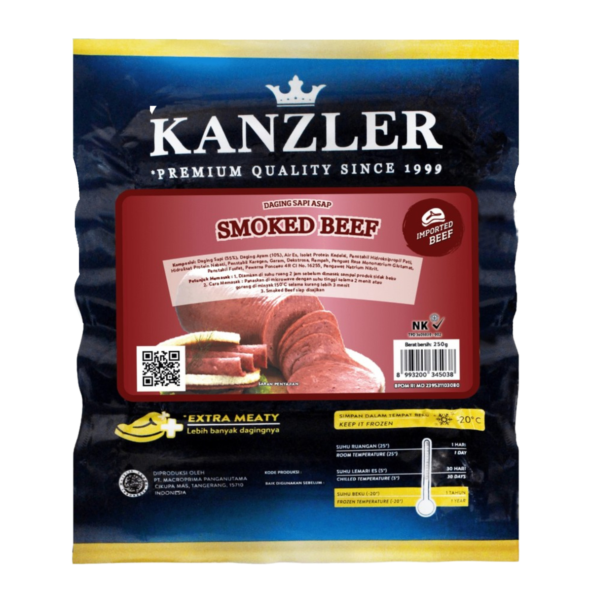 Kanzler Smoked Beef 250g