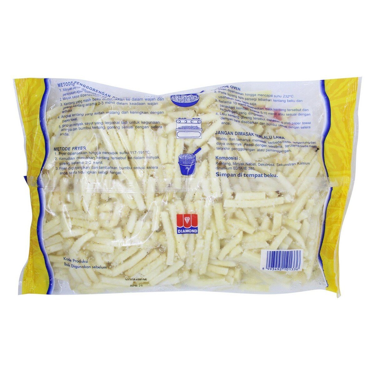 Just Fry French Fries Shoestring 900g