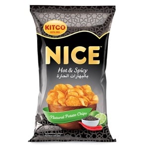 Kitco Nice Hot & Spicy Potato Chips 210 g