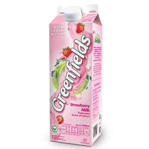 Greenfields Fresh Milk Strawberry 1 Litre